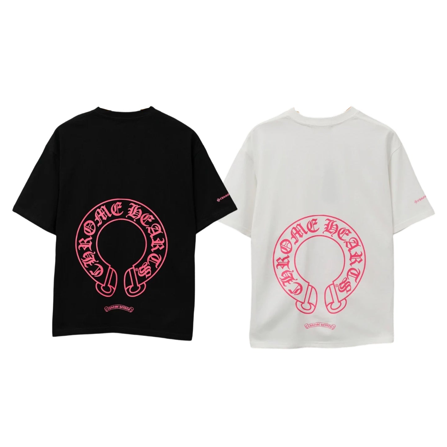 Chrome Hearts T-Shirt mit Sanskrit-Buchstabenprint und kurzen Ärmeln KT36