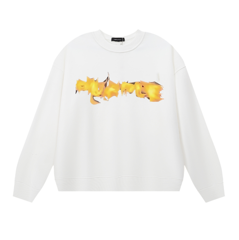 Lila Herren Langarm-T-Shirt Sweatshirt 1135