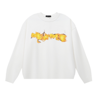 Lila Herren Langarm-T-Shirt Sweatshirt 1135