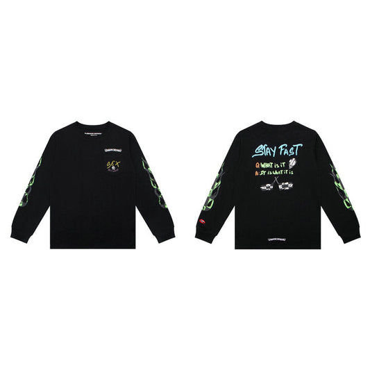 Chrome Hearts T-shirt Sweat-shirt Homme Manches Longues K8004