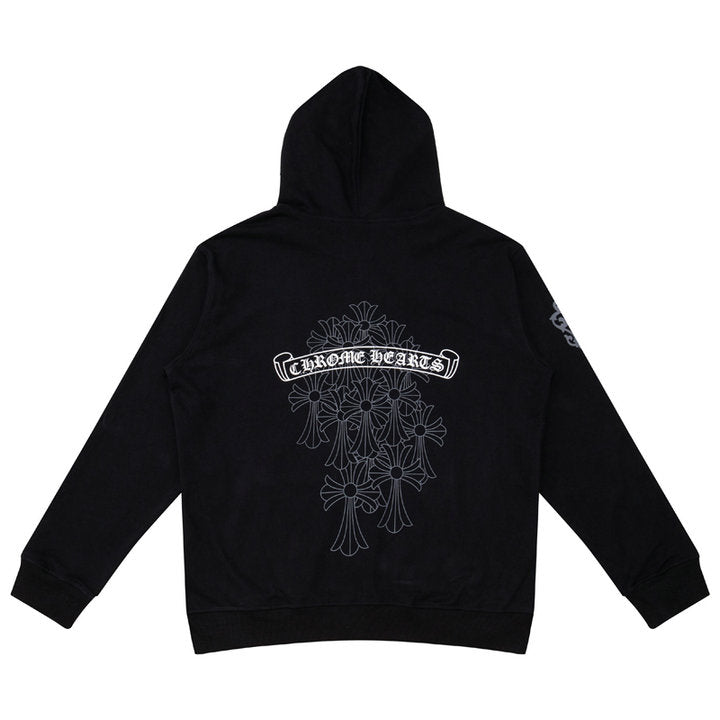 Chrome Hearts Zip-Up Hoodie K5006