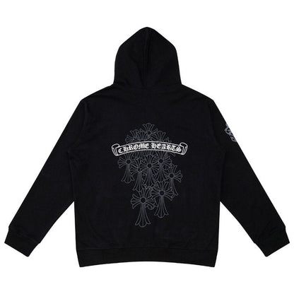 Chrome Hearts Zip-Up Hoodie K5006