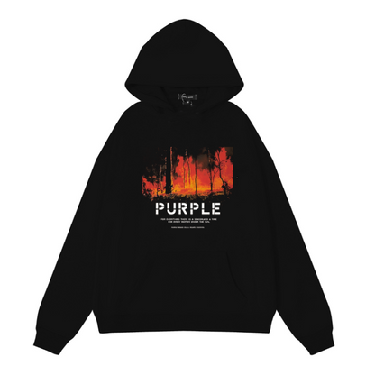 Lila neuer Kapuzenpullover 999
