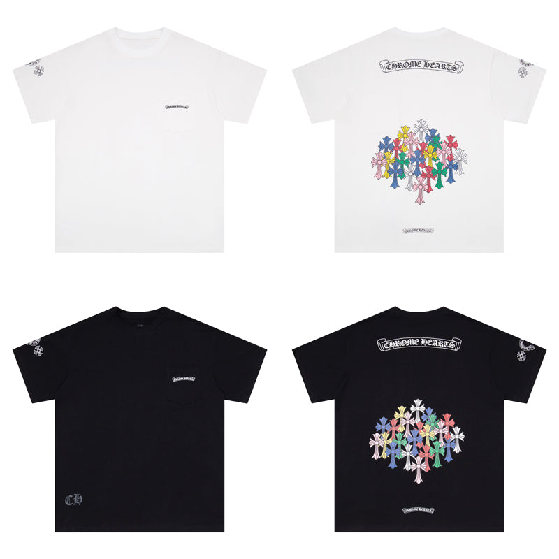 Chrome Hearts Multi Color Cross T-Shirt K6052