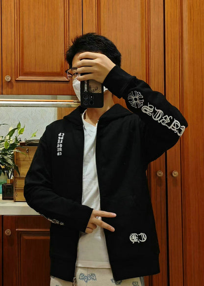 Chrome Hearts Kapuzenjacke mit Reißverschluss