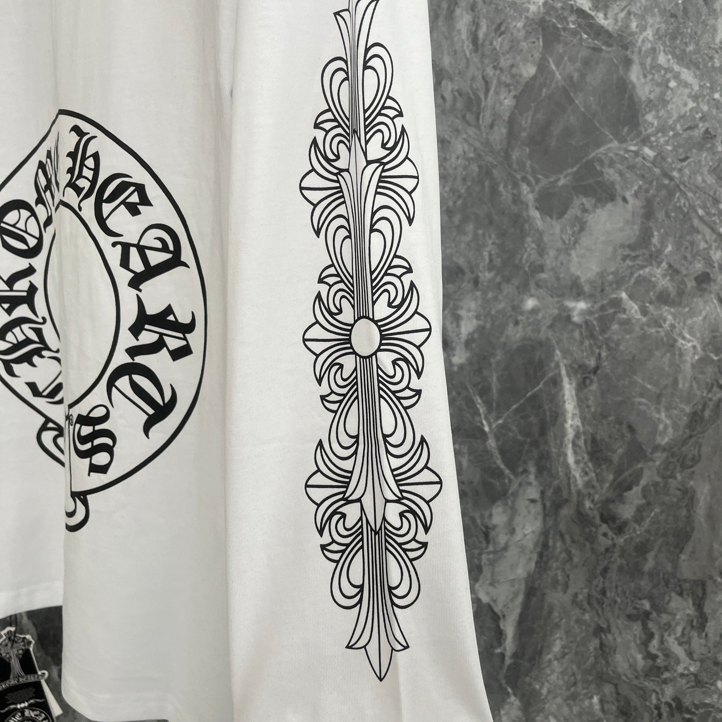 Chrome Hearts Herren Langarm-T-Shirt Sweatshirt K9019