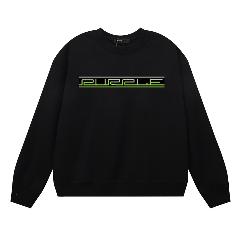 Lila Herren Langarm-T-Shirt Sweatshirt 1131