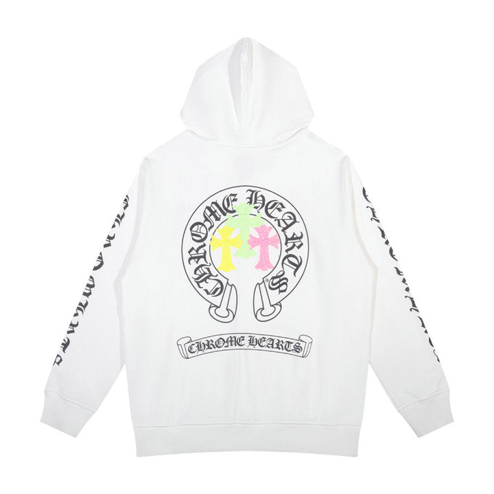 Chrome Hearts Kapuzenpullover mit Reißverschluss K5012