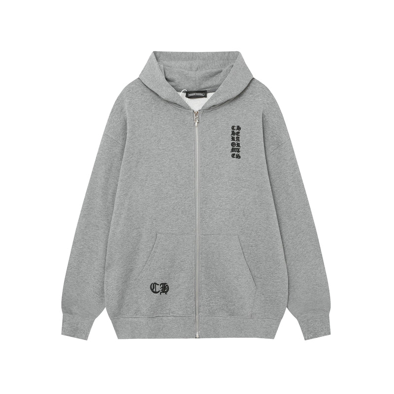 Chrome Hearts Kapuzenjacke mit Reißverschluss