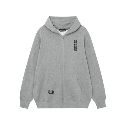 Chrome Hearts Kapuzenjacke mit Reißverschluss