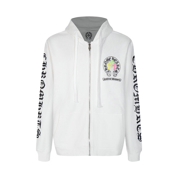 Chrome Hearts Kapuzenpullover mit Reißverschluss K5012