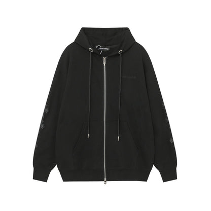 Sweat à capuche zippé Chrome Hearts