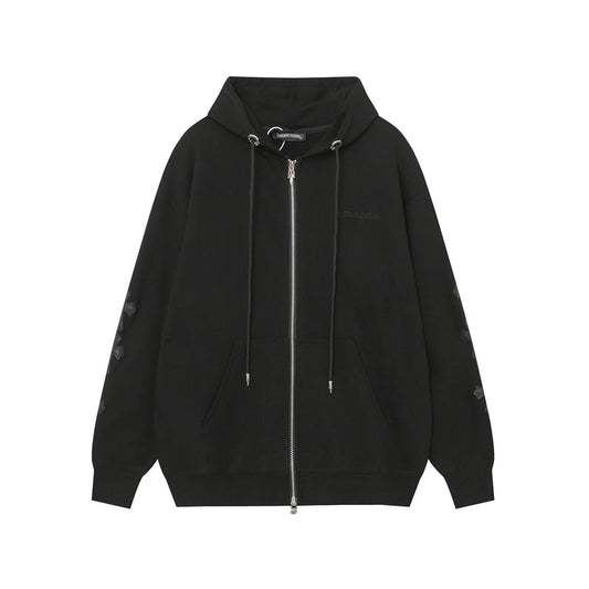 Chrome Hearts Kapuzenpullover mit Reißverschluss