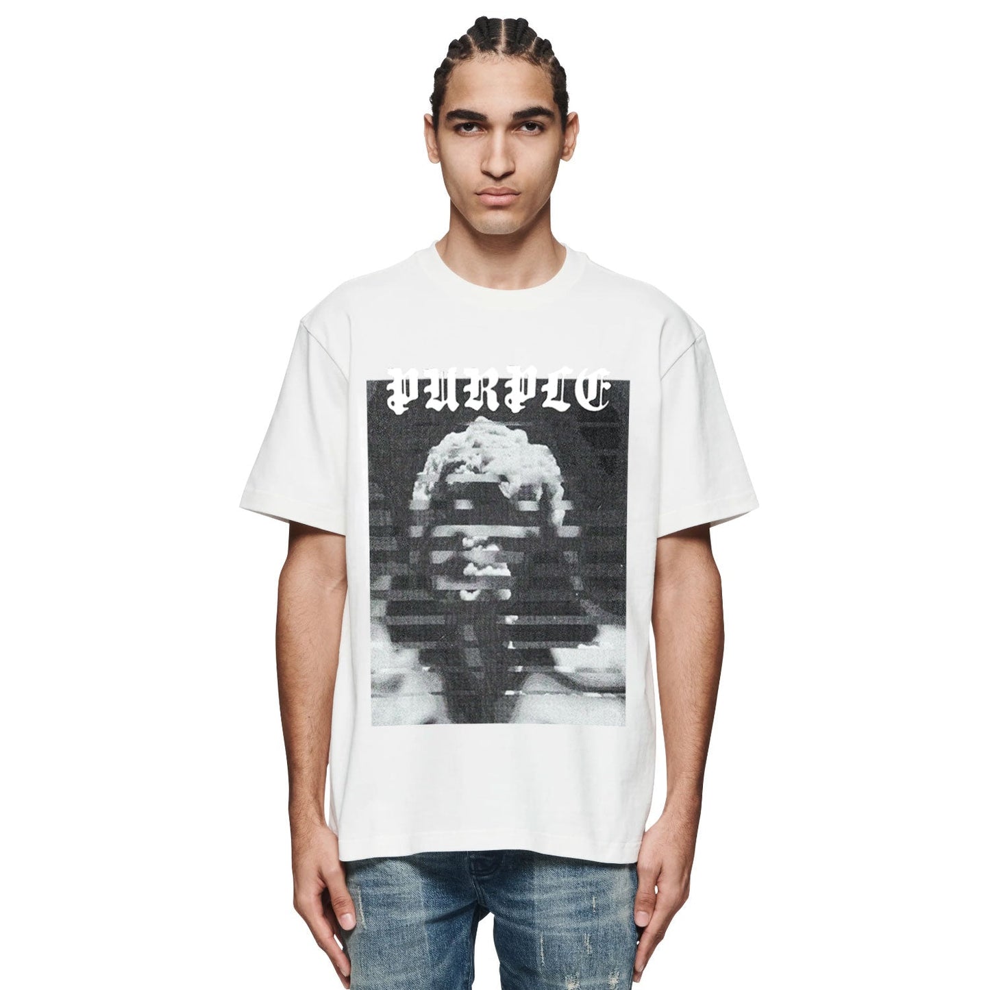 Lila neues T-Shirt PUR120#