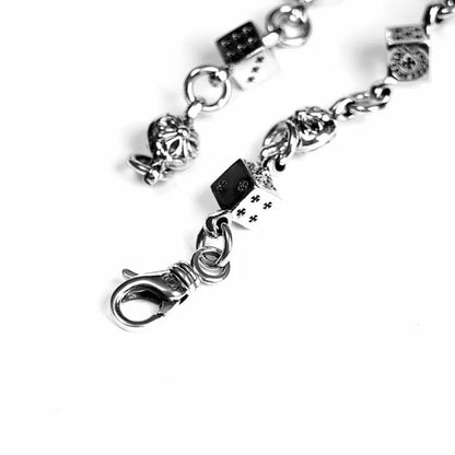 Chrome Hearts DICE AND CROSSBALL ARMBAND -4