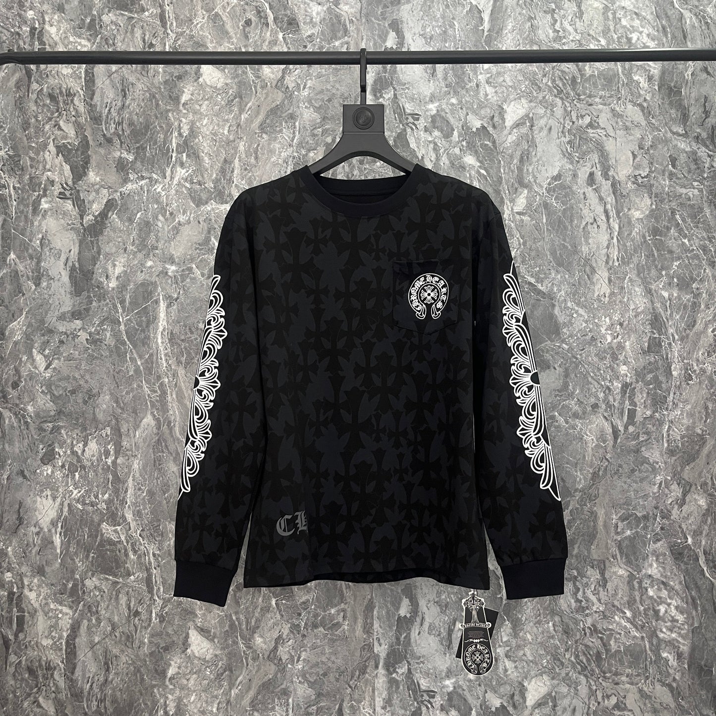 Chrome Hearts Herren Langarm T-Shirt Sweatshirt K9019