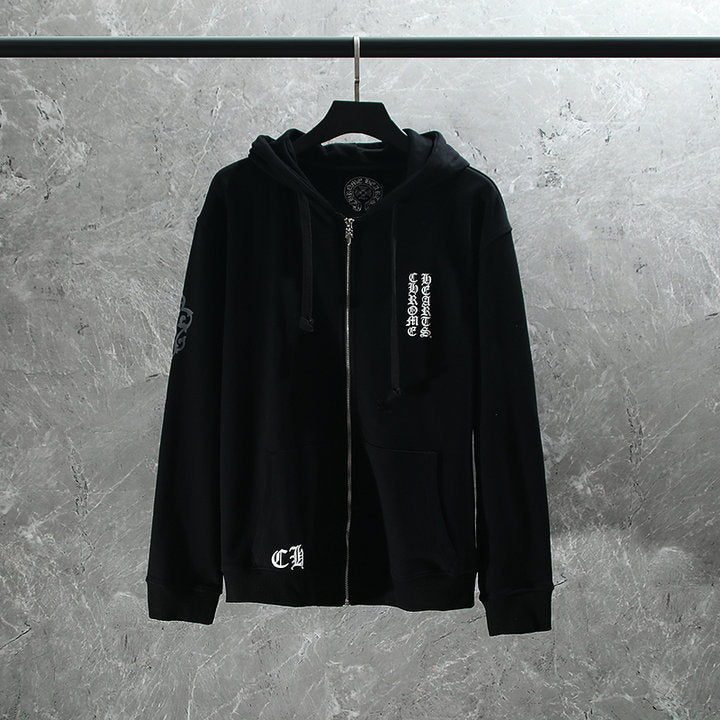 Chrome Hearts Zip-Up Hoodie K5006