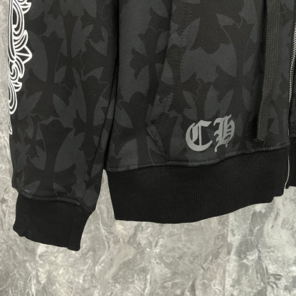 Sweat à capuche zippé Chrome Hearts K5028