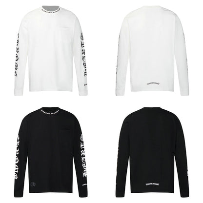 Sweat-shirt homme à manches longues Chrome Hearts K9011