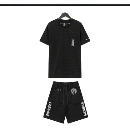 Ensemble short et t-shirt Chrome Hearts