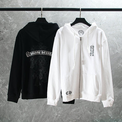 Chrome Hearts Zip-Up Hoodie K5006