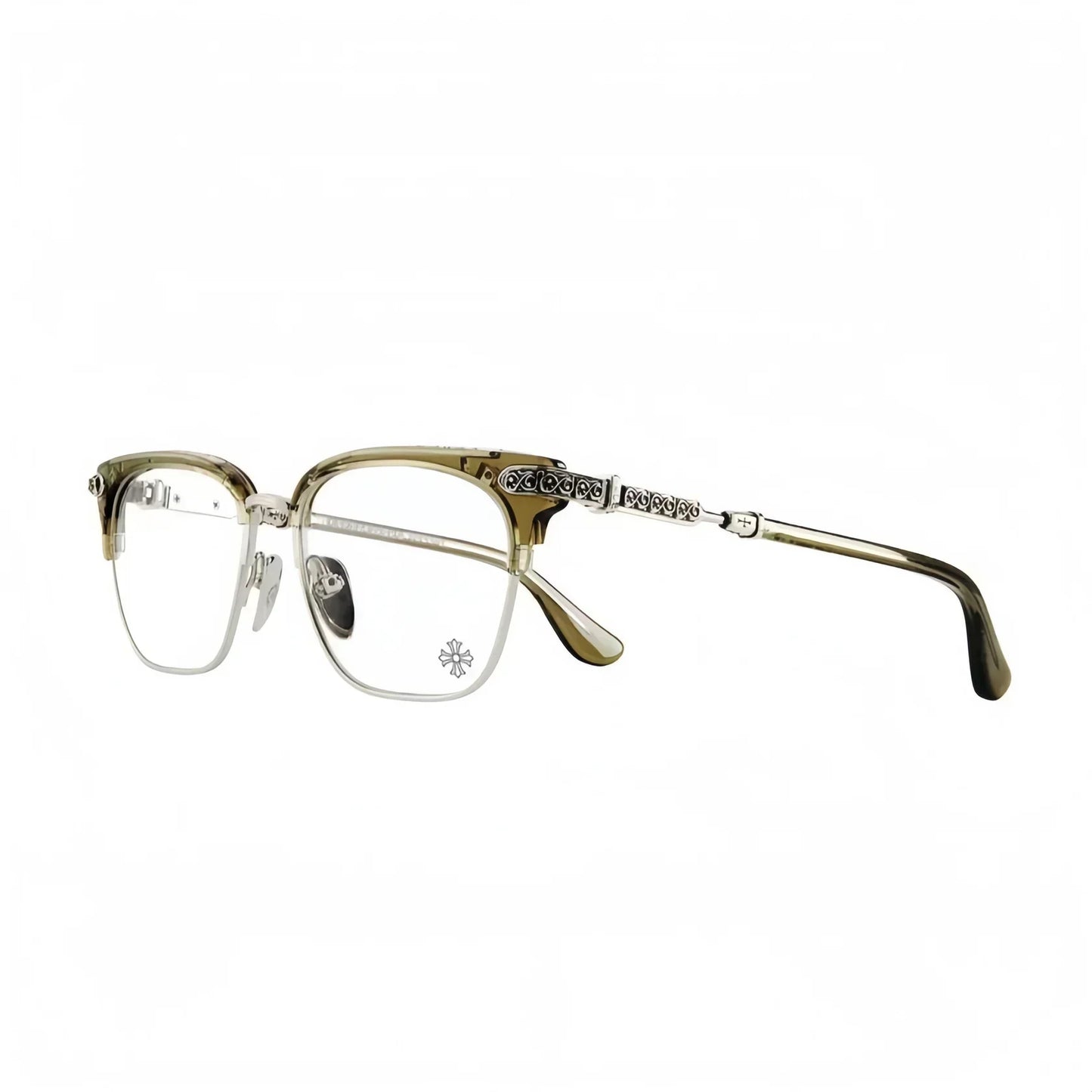 Lunettes Chrome Hearts avec logo sur la branche