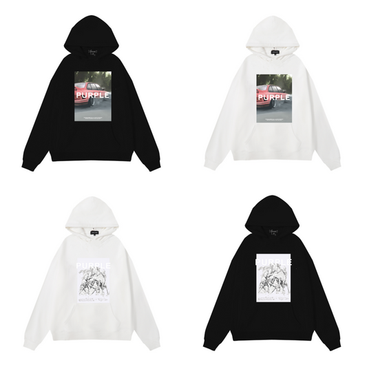 Lila Neuer Hoodie 985