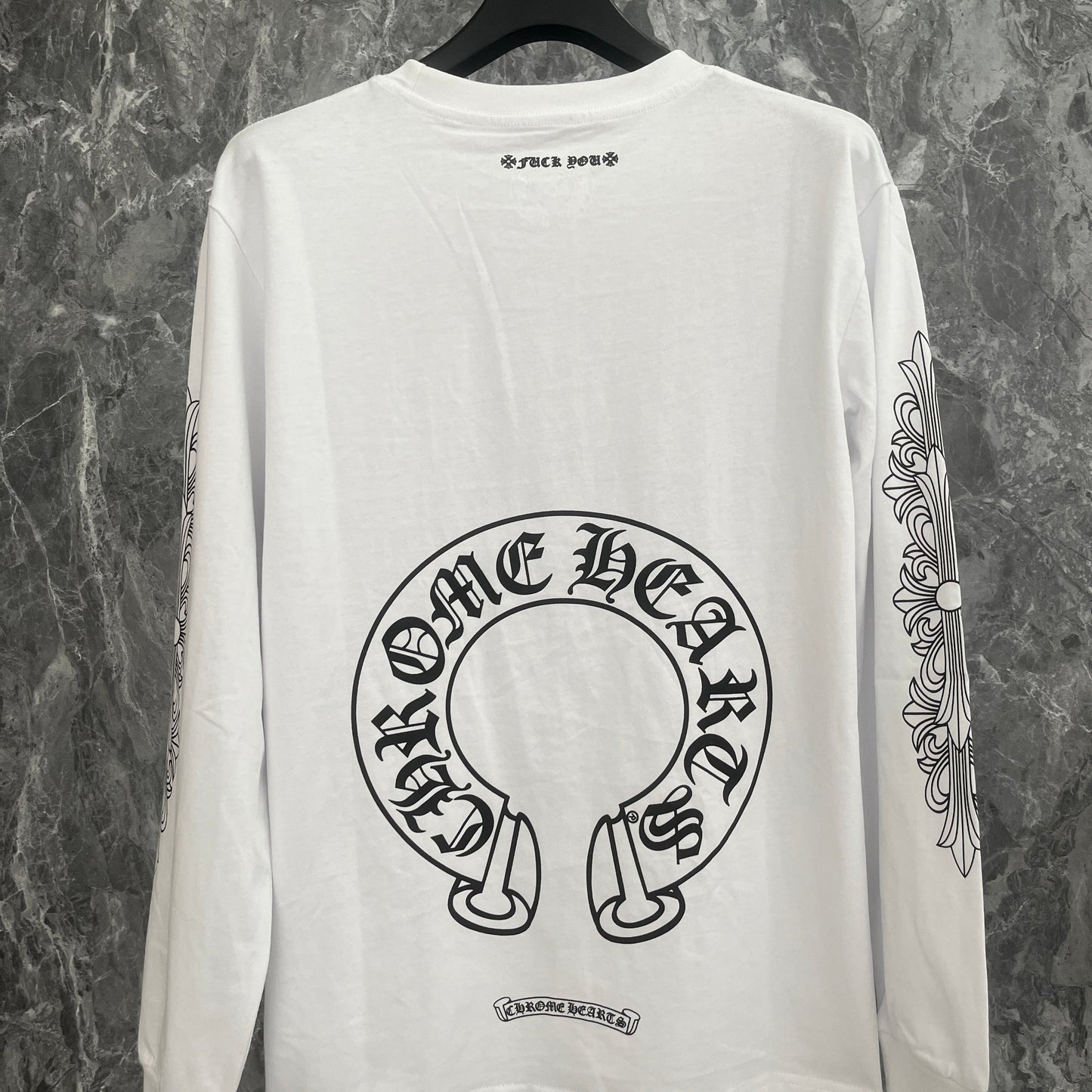Chrome Hearts Herren Langarm-T-Shirt Sweatshirt K9019