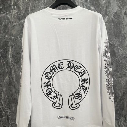 Chrome Hearts Herren Langarm-T-Shirt Sweatshirt K9019