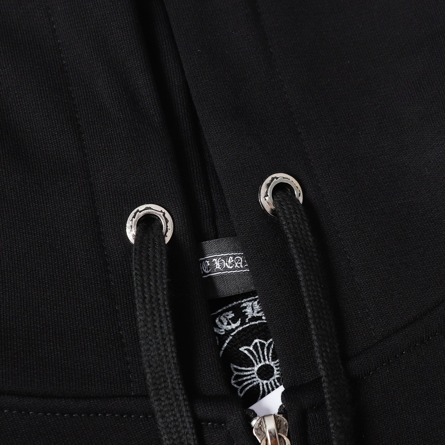 Chrome Hearts Kapuzenjacke mit Reißverschluss 9821