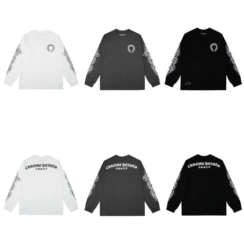 T-shirt manches longues homme Chrome Hearts Sweatshirt K8005