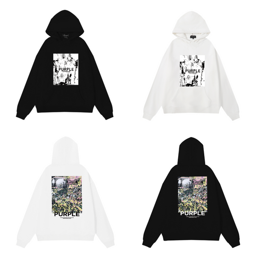 Lila neuer Hoodie 993