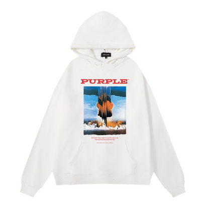 Lila Kapuzenpullover neu 997