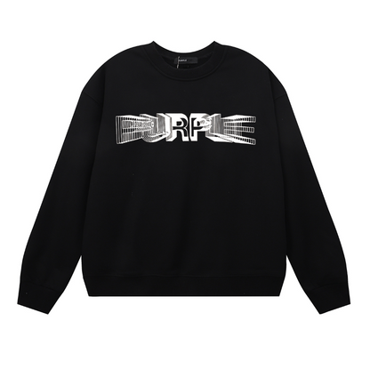 Sweat-shirt T-shirt à manches longues pour hommes violet 1141