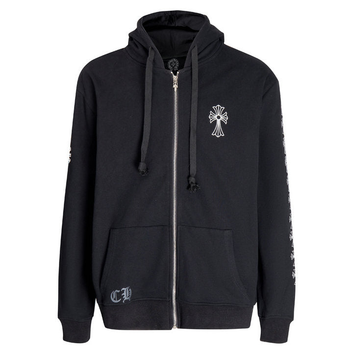Chrome Hearts Kapuzenpullover mit Reißverschluss K5007