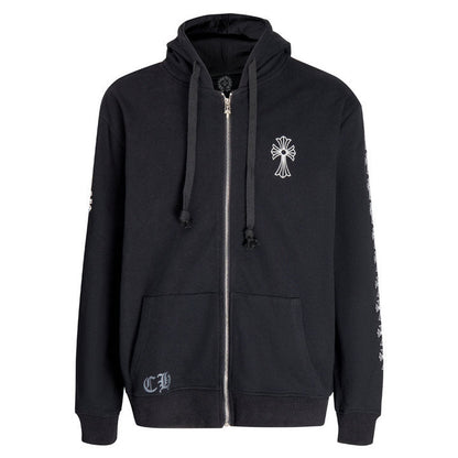 Chrome Hearts Kapuzenpullover mit Reißverschluss K5007