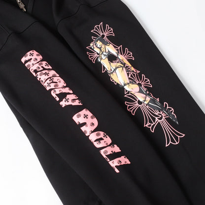 Chrome Hearts Kapuzenjacke mit Reißverschluss 9821