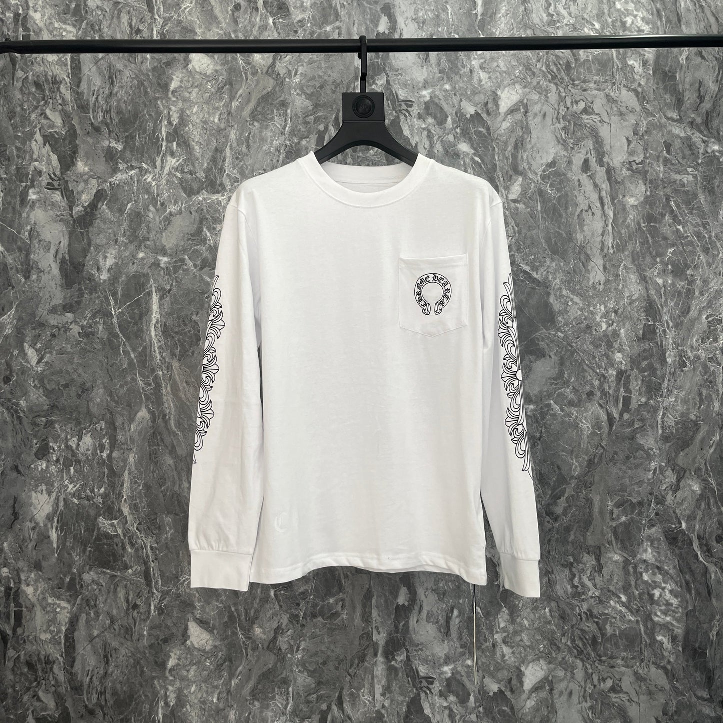 Chrome Hearts Herren Langarm-T-Shirt Sweatshirt K9019