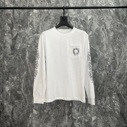 Chrome Hearts Herren Langarm-T-Shirt Sweatshirt K9019