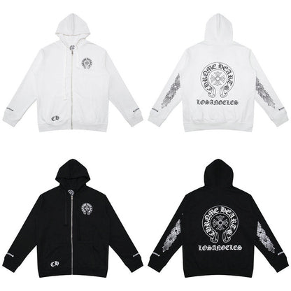 Chrome Hearts Sweat à capuche zippé K5009