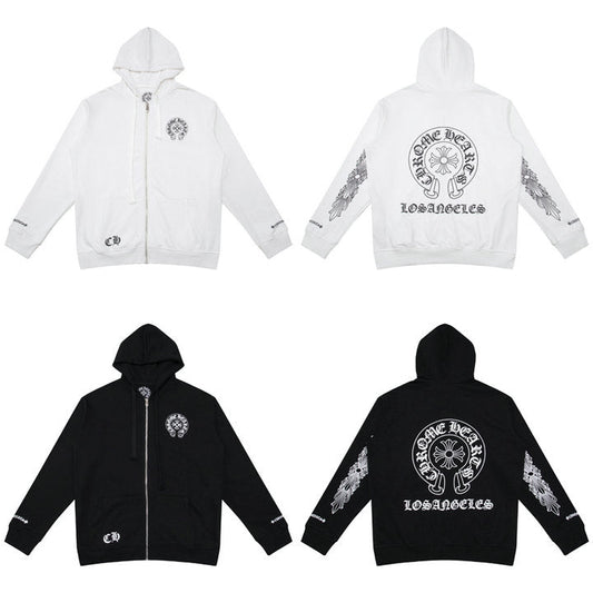 Chrome Hearts Zip-Up Hoodie K5009
