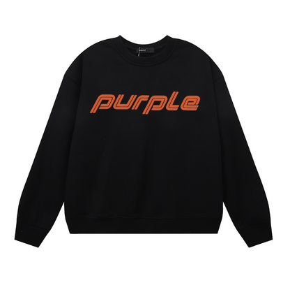 Sweat-shirt homme à manches longues violet 1133