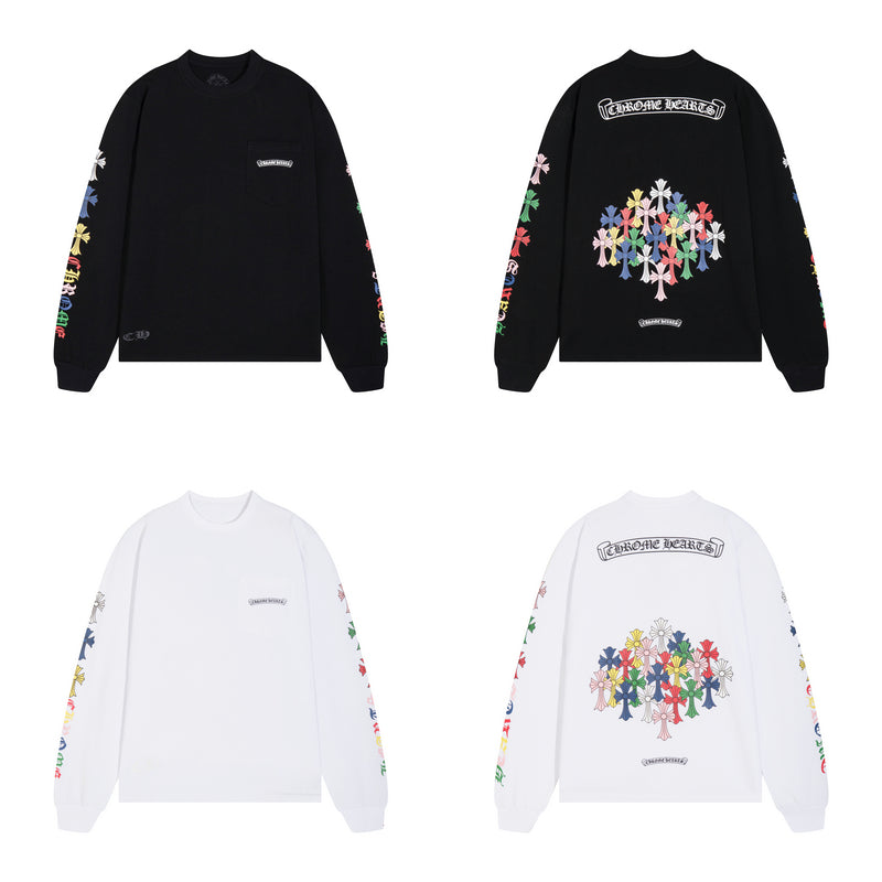 T-shirt manches longues homme Chrome Hearts Sweat-shirt K8015