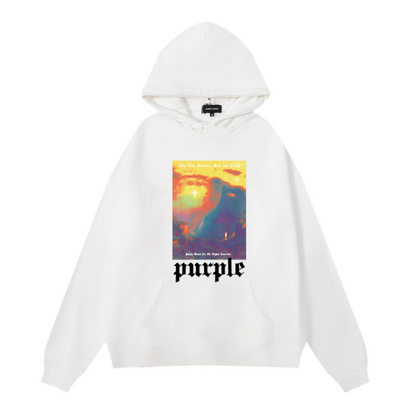 Lila neuer Hoodie 991