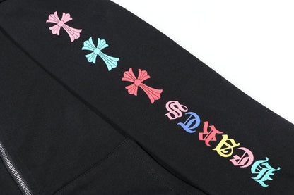 Sweat à capuche zippé Chrome Hearts K5015