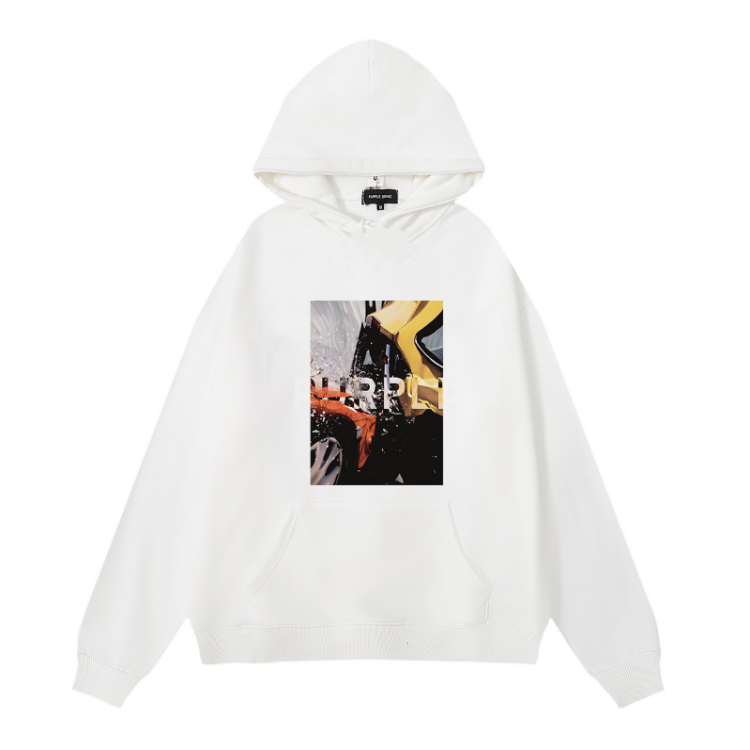 Nouveau sweat à capuche violet 982