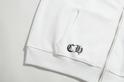 Chrome Hearts Sweat à capuche zippé K5009