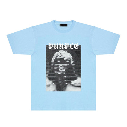 Lila neues T-Shirt PUR120#