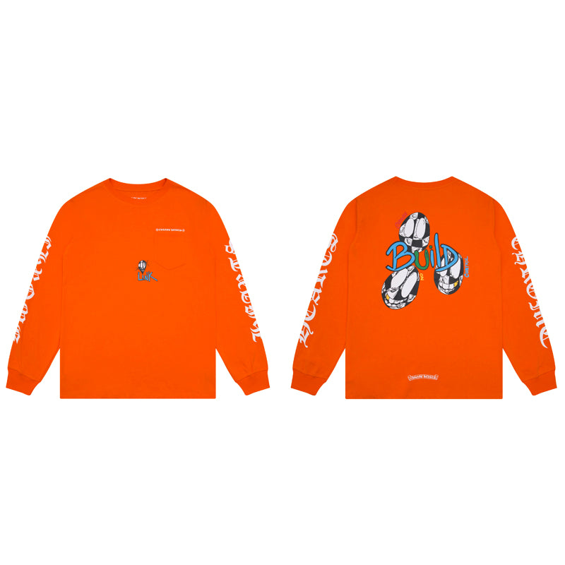 T-shirt à manches longues et sweat-shirt pour homme Chrome Hearts K8012