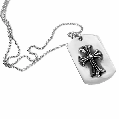 Chrome Hearts TINY CH CROSS CUTOUT PLAQUE MILITAIRE